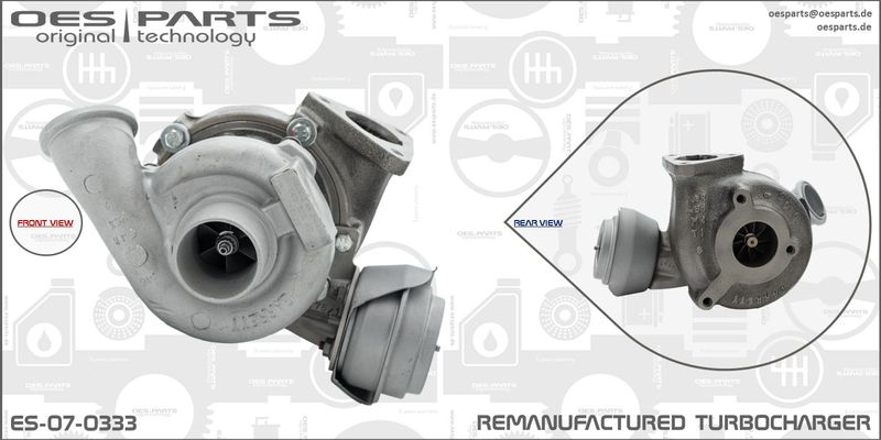 OES PARTS Компрессор, наддув ES-07-0333